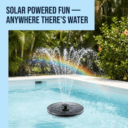 BUBBLOO™ Solar Powered Outdoor Fountain